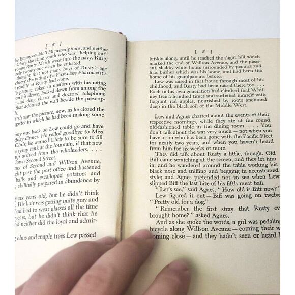 Happy Land, by MacKinlay Kantor & Tracey Cromwell, by Richter 1943 Two Books HC - Picture 7 of 16